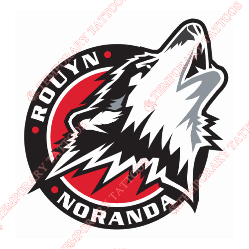 Rouyn-Noranda Huskies Customize Temporary Tattoos Stickers NO.7455